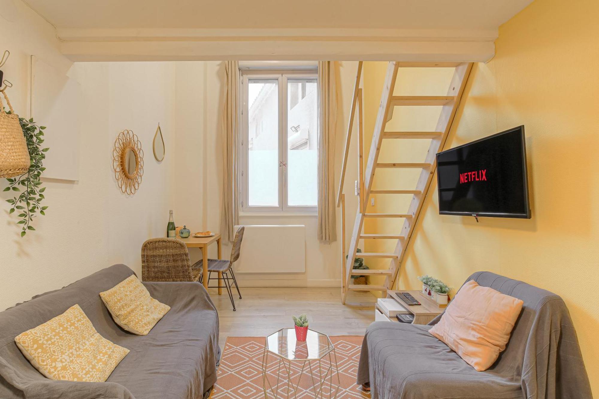 ビユールバンヌDuplex, Boheme Et Fonctionnel Proche Gratte-Cielアパートメント エクステリア 写真